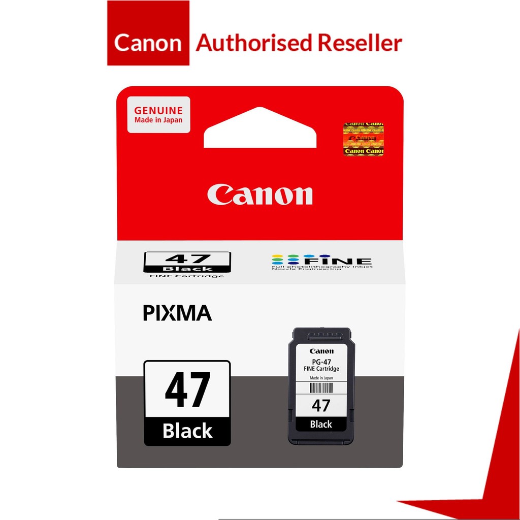 Canon PG47 Black Cartridge for E400/E410/E460/E470/E480/E4270/E3170