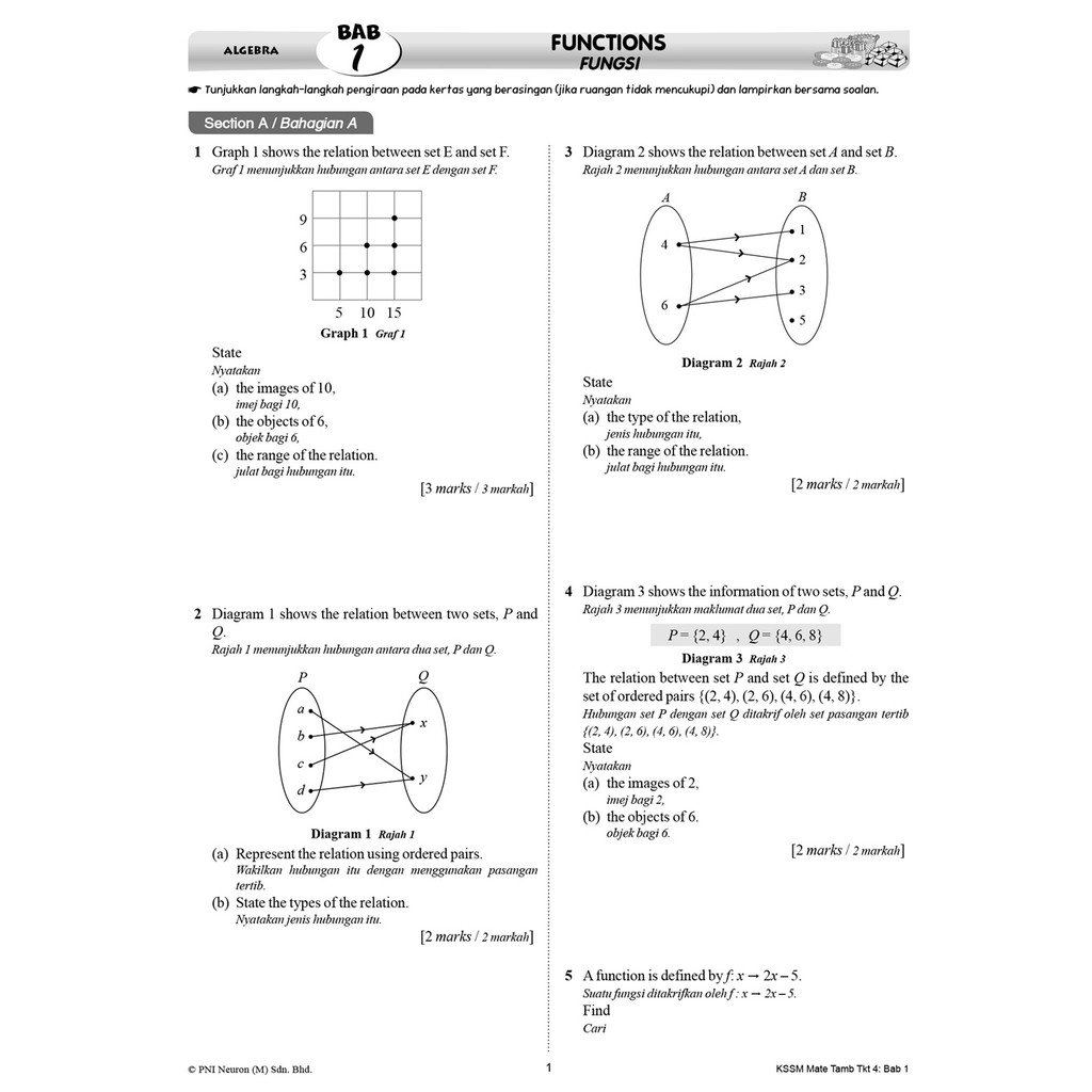 Riang Belajar Kssm Matematik Tambahan Tingkatan 4 Buku Latihan Topikal Nota Shopee Malaysia