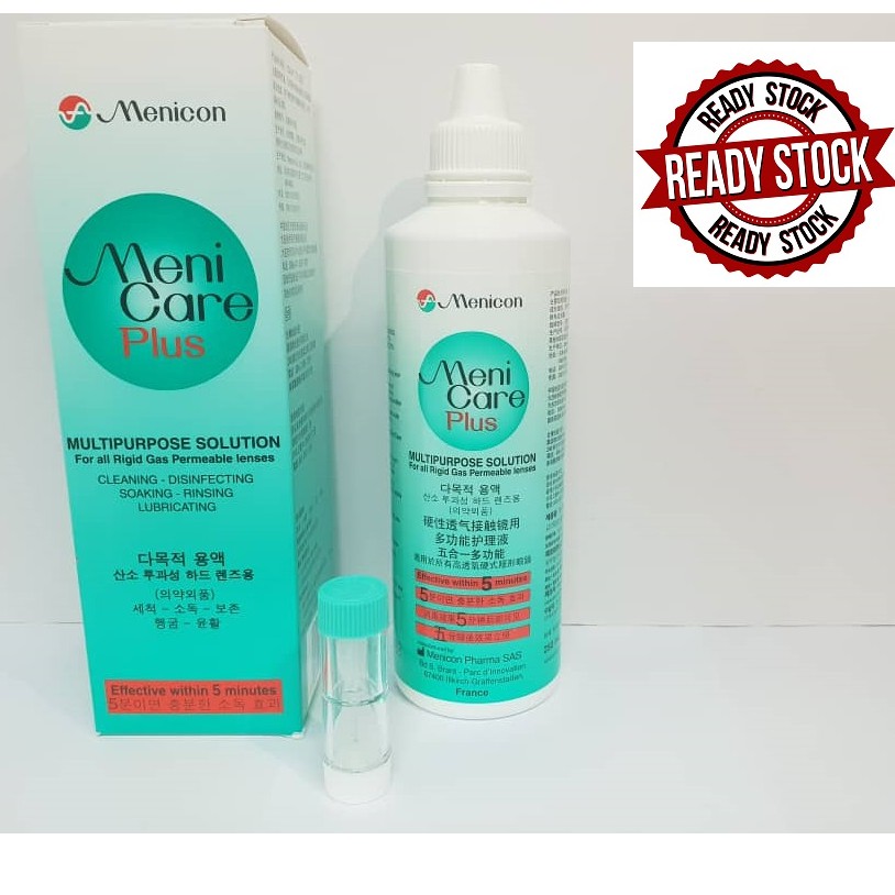 Menicon MeniCare Plus 250 ml (Hard Contact Lenses Multipurpose Solution