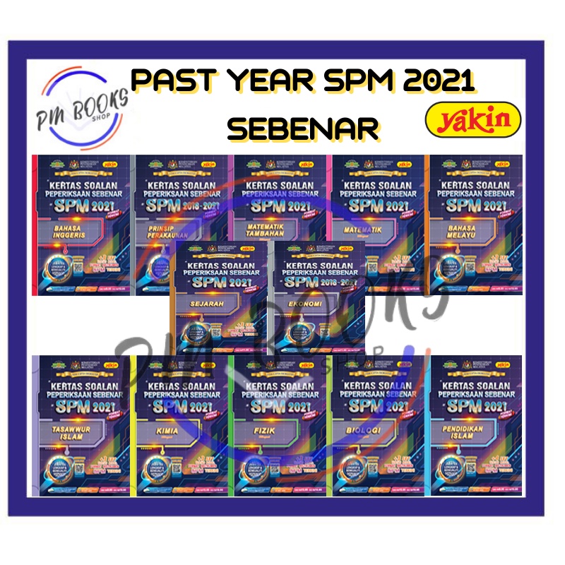 [PMB] YAKIN Past Year SPM Sebenar 2021 Kertas soalan Peperiksaan