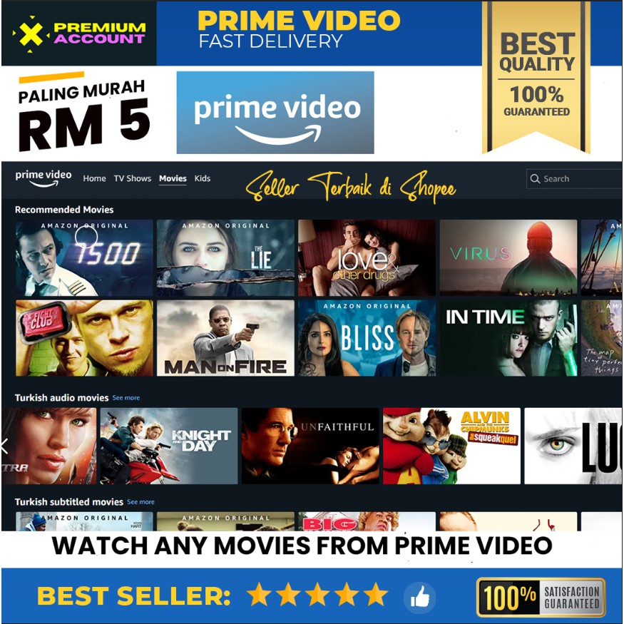 amazon prime video malaysia