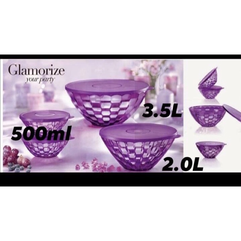 Prism Bowl Set Tupperware Murah Shopee Malaysia