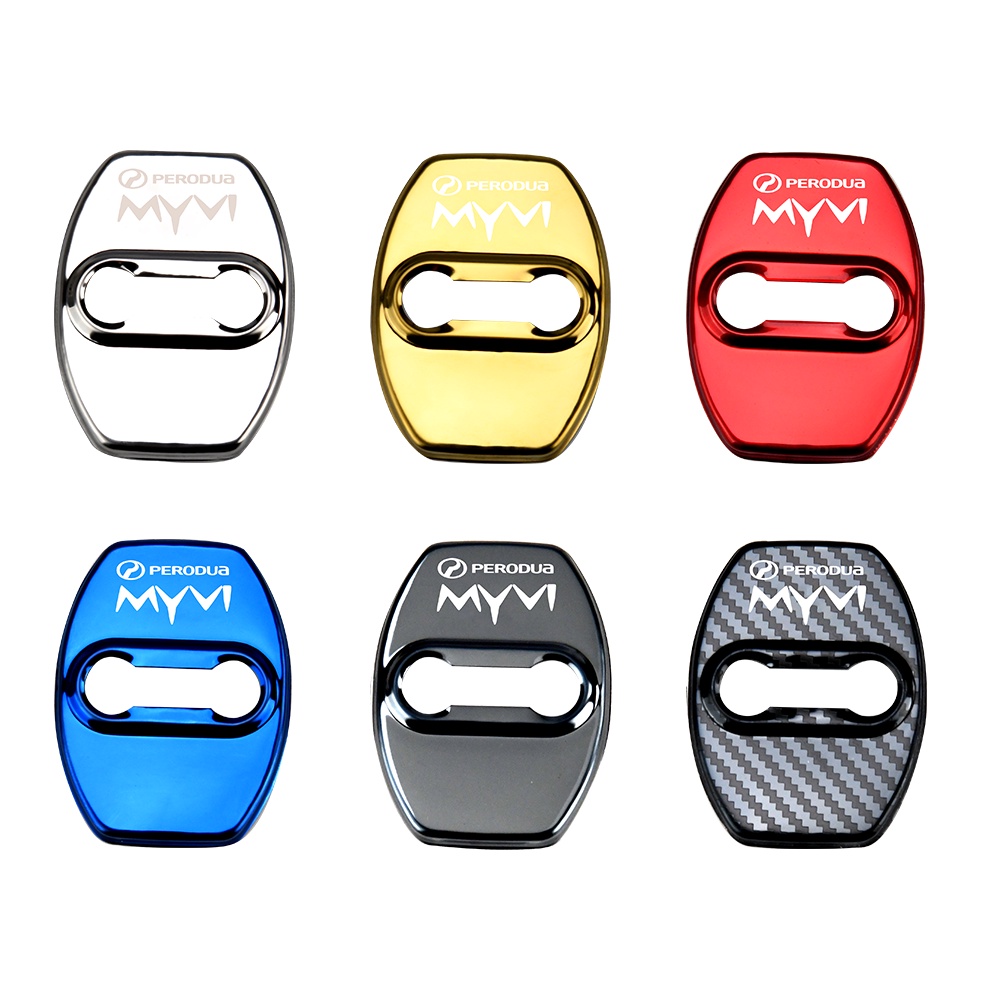 Reliable Quality 4PCS Car Door Lock Cover PERODUA MYVI ARUZ BEZZA AXIA ALZA VIVA ATIVA Auto Protect Case Decoration P... - Image 2