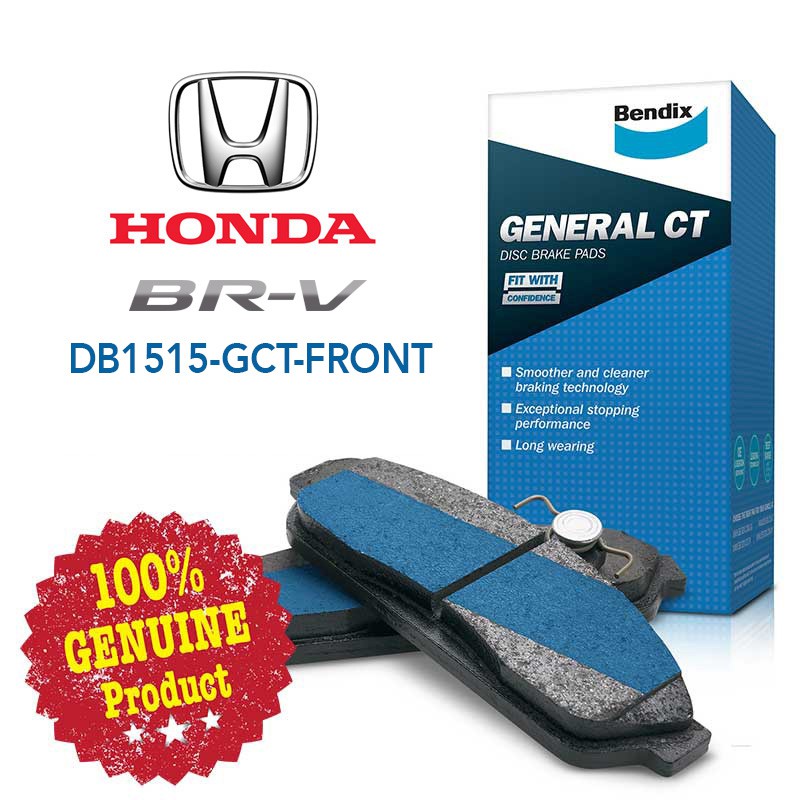 Original Bendix [DB1515GCT] Front Brake Pad Honda BRV / Honda Accord