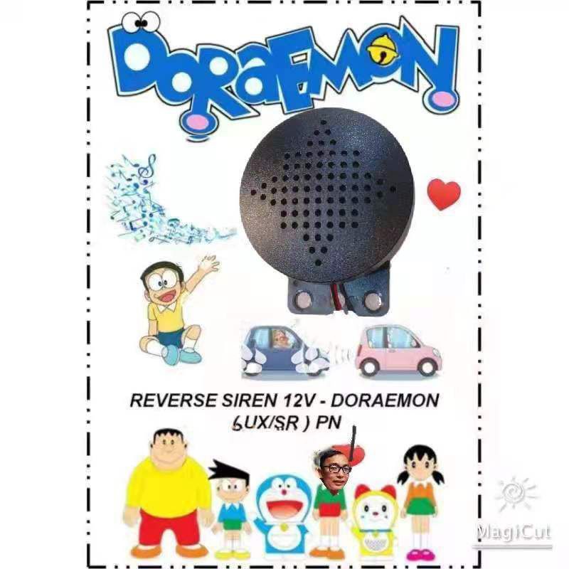 PENGUBAHSUAIAN SUARA UNDUR KERETA LORI BUNYI AMARAN  for custom song 12v24v Doraemon Song Reverse Siren Alarm Horn Japan