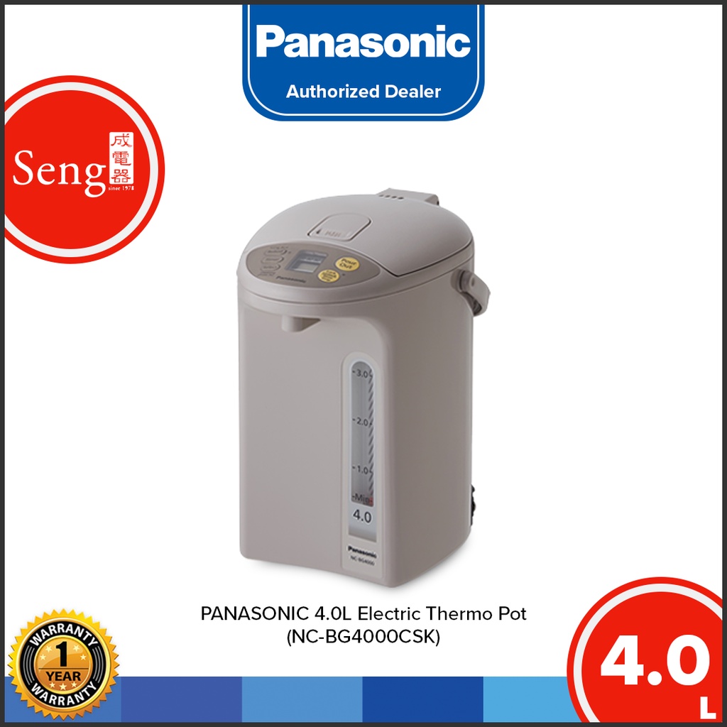 Panasonic 4.0L Thermo Pot (NC-BG4000CSK ) | Shopee Malaysia