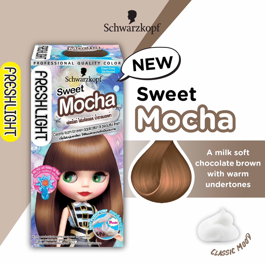 EXP Oct'23] Schwarzkopf Freshlight Color Foam Sweet Mocha (30ml) | Shopee  Malaysia