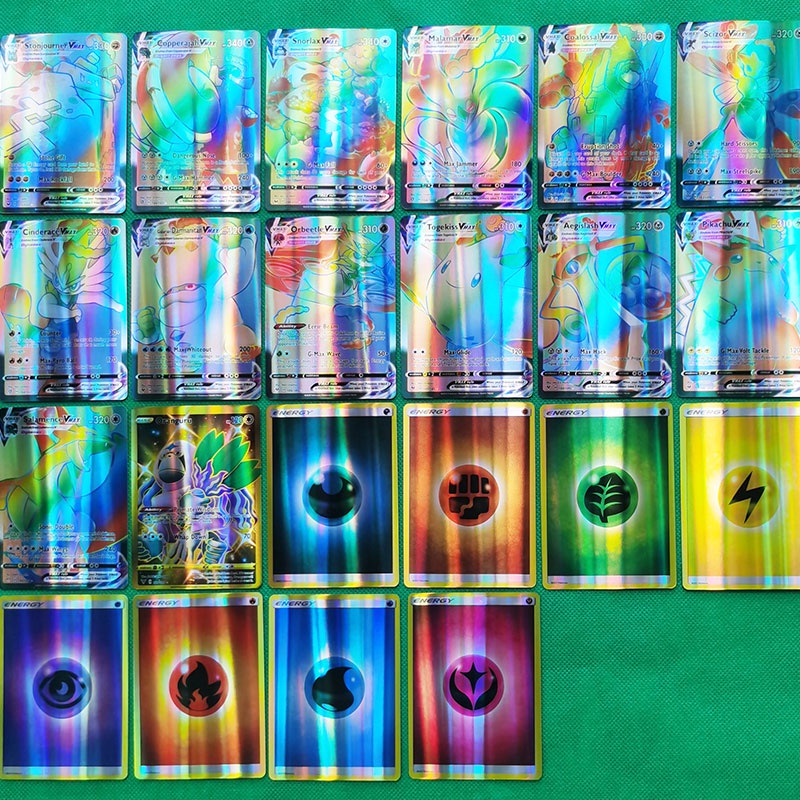 Multi Durable Mandemu Pokemon Trading Card Game New Cards VMAX TEAM GX Trainer Energy Vstar Oranguru Playing Toys Kid - Image 2