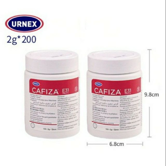 READY STOCK!! New Urnex Cafiza Espresso Machine Cleaning Tablets Pack