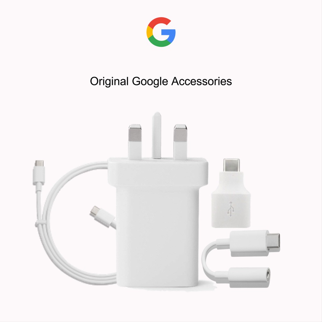 Original 30W Google Pixel Power Adapter Charger Type C Cable OTG Audio  Dongle for Pixel 6 7 Pro 5 5a 4a 4XL | Shopee Malaysia