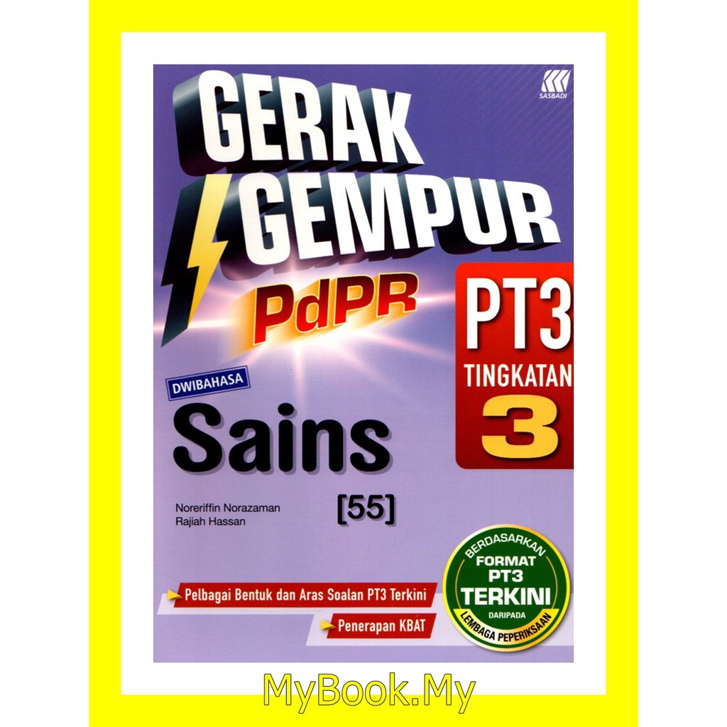 Myb Buku Latihan Gerak Gempur Pt3 Tingkatan 3 Sains Science Dwibahasa Sasbadi Shopee Malaysia