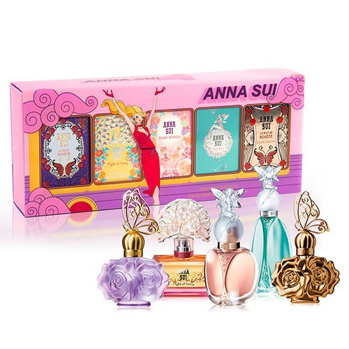 ANNA SUI MINITURE (5 IN 1) perfume gift set Eau de toilette 4ml