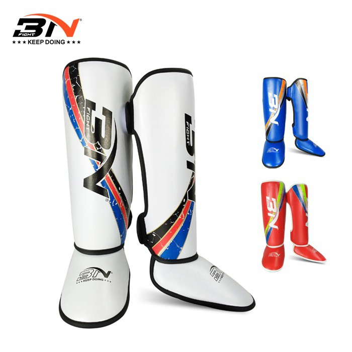 Kids Ankle Support Shin Guards Kickboxing Boxing MMA Muay Thai Grappling Fight Martial Arts Training Protective Gear