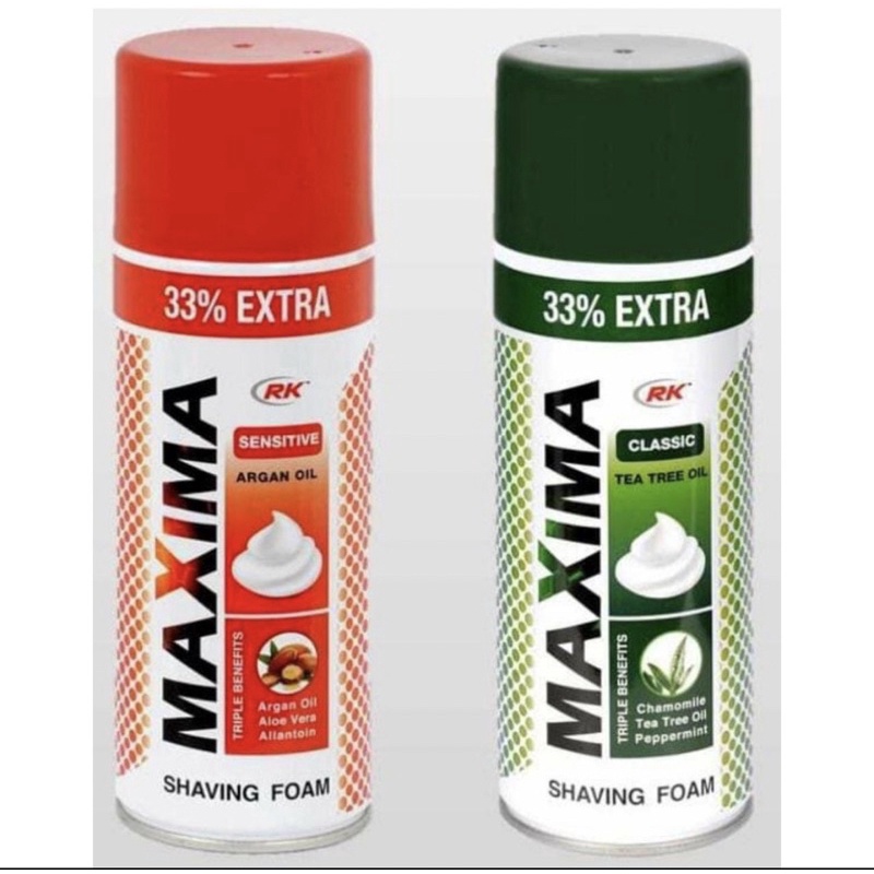 Maxima Shaving Foam 33 Extra 400ml Shopee Malaysia