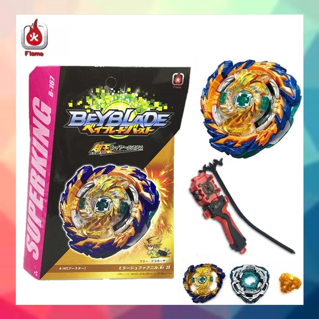 [Ready Stock] Beyblade Burst / Flame / B167 / SuperKing / Mirage Fafnir ...