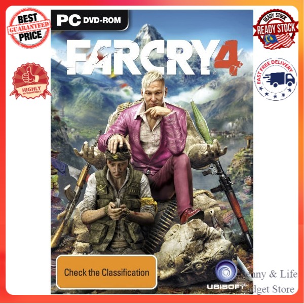 Far Cry 4 Offline With Dvd Main Games Dlc Pc Games Shopee Malaysia