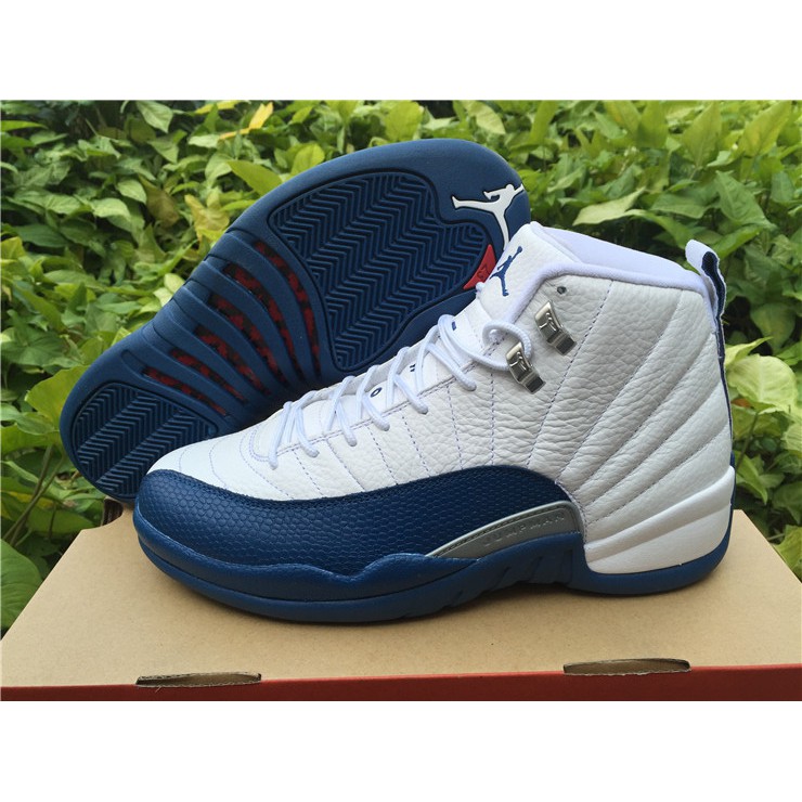 nike mens air jordan 12 retro french blue