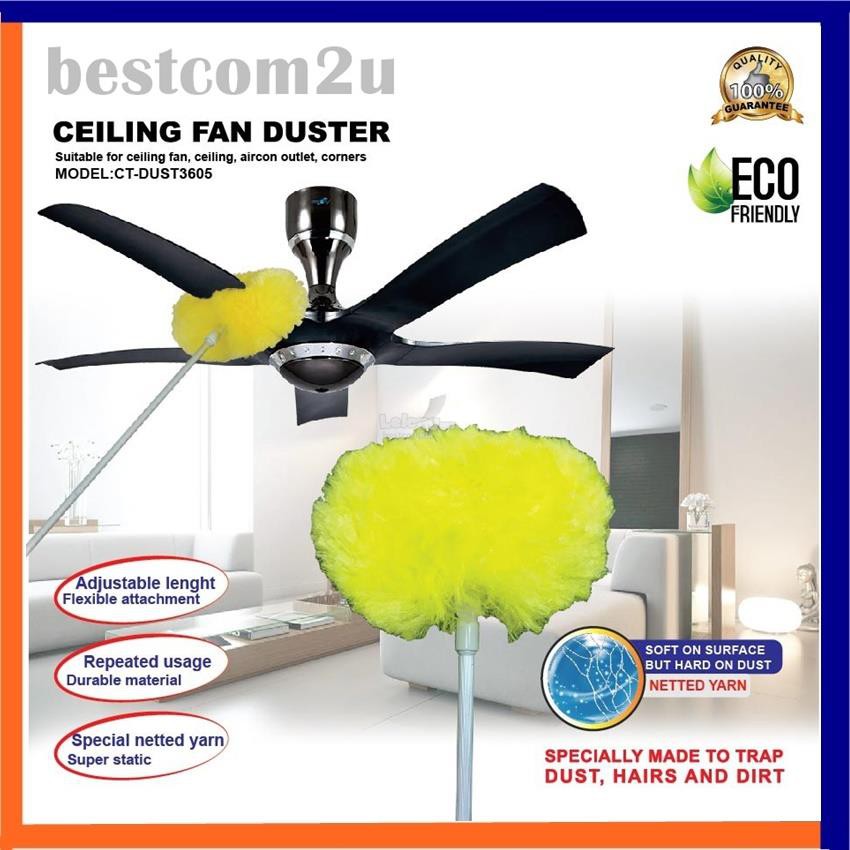 Ceiling Cleaning Duster Bendable Multi Function Dust Remove Ceiling Fan Duster Multi Purpose