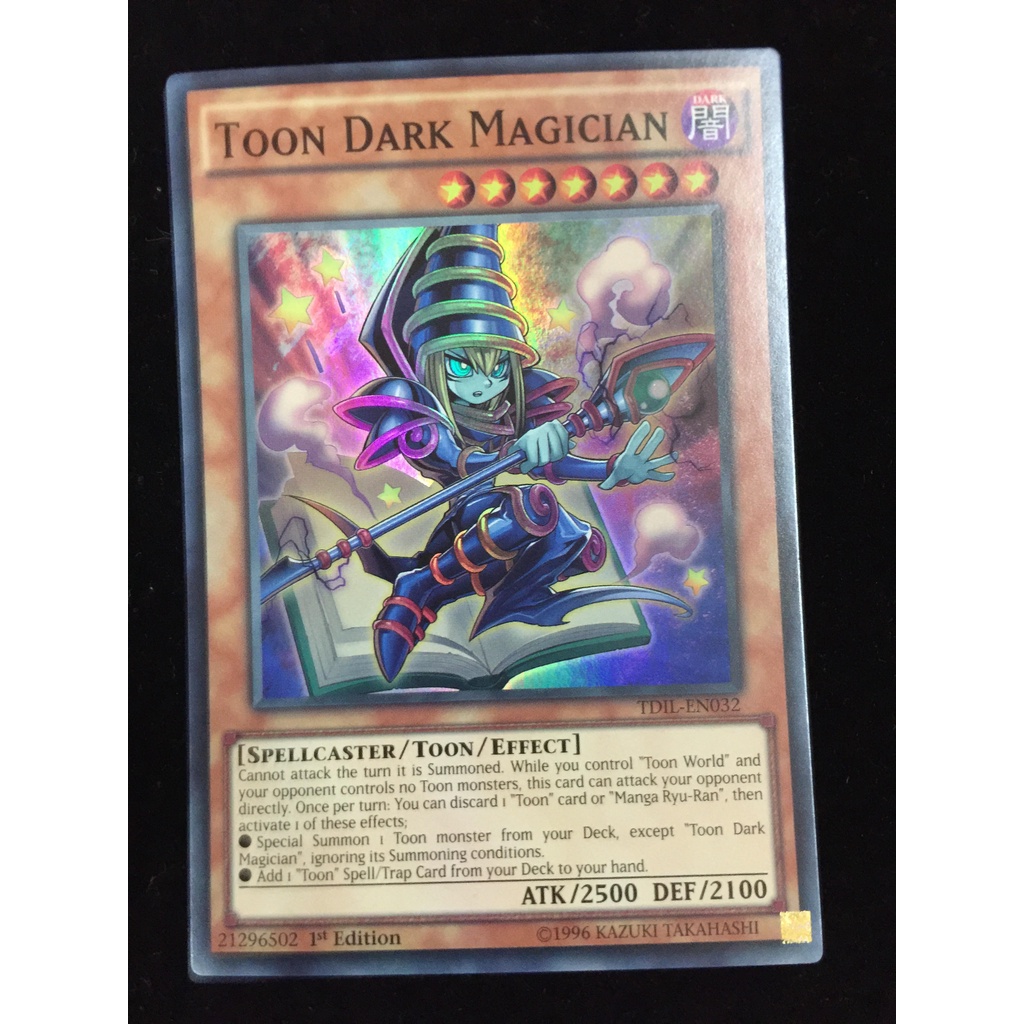 Yugioh Card - TDIL-EN032 Toon Dark Magician - Super Rare | Shopee Malaysia