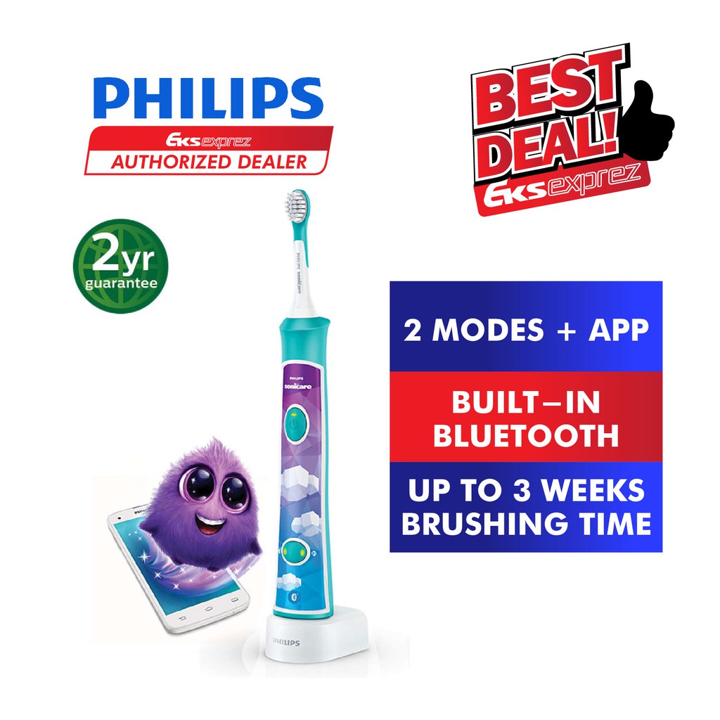 Philips HX6321 Sonic Electric Toothbrush For Kids (HX6321/03)