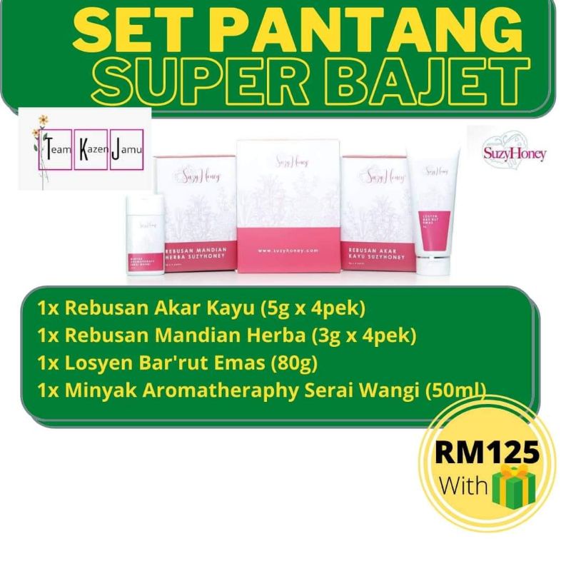 Set Pantang Suzyhoney With Free T Shopee Malaysia