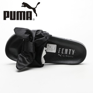 fenty bow slides black