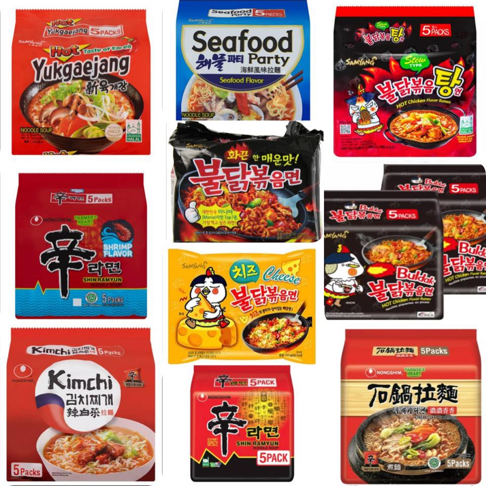 Ready Stock (please Refer To The Expiry Date)samyang & Shin Ramyun 