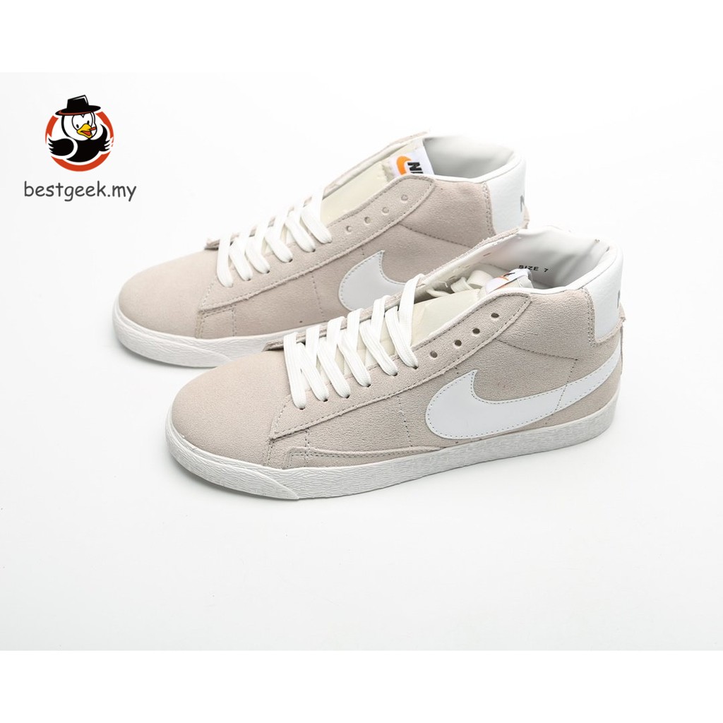 nike blazer low suede pink