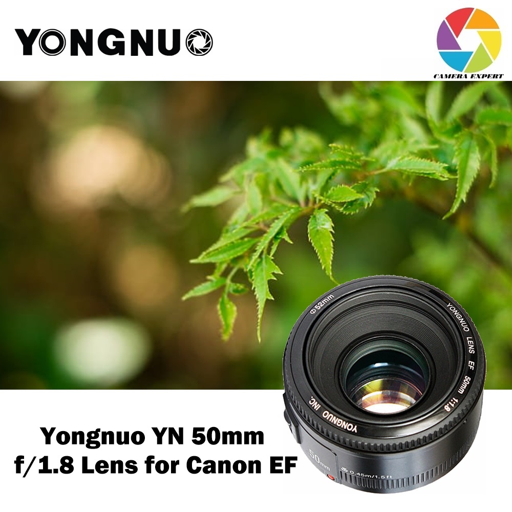 Yongnuo YN 50mm f/1.8 / 50mm f1.8 Lens for Canon EF | Shopee Malaysia