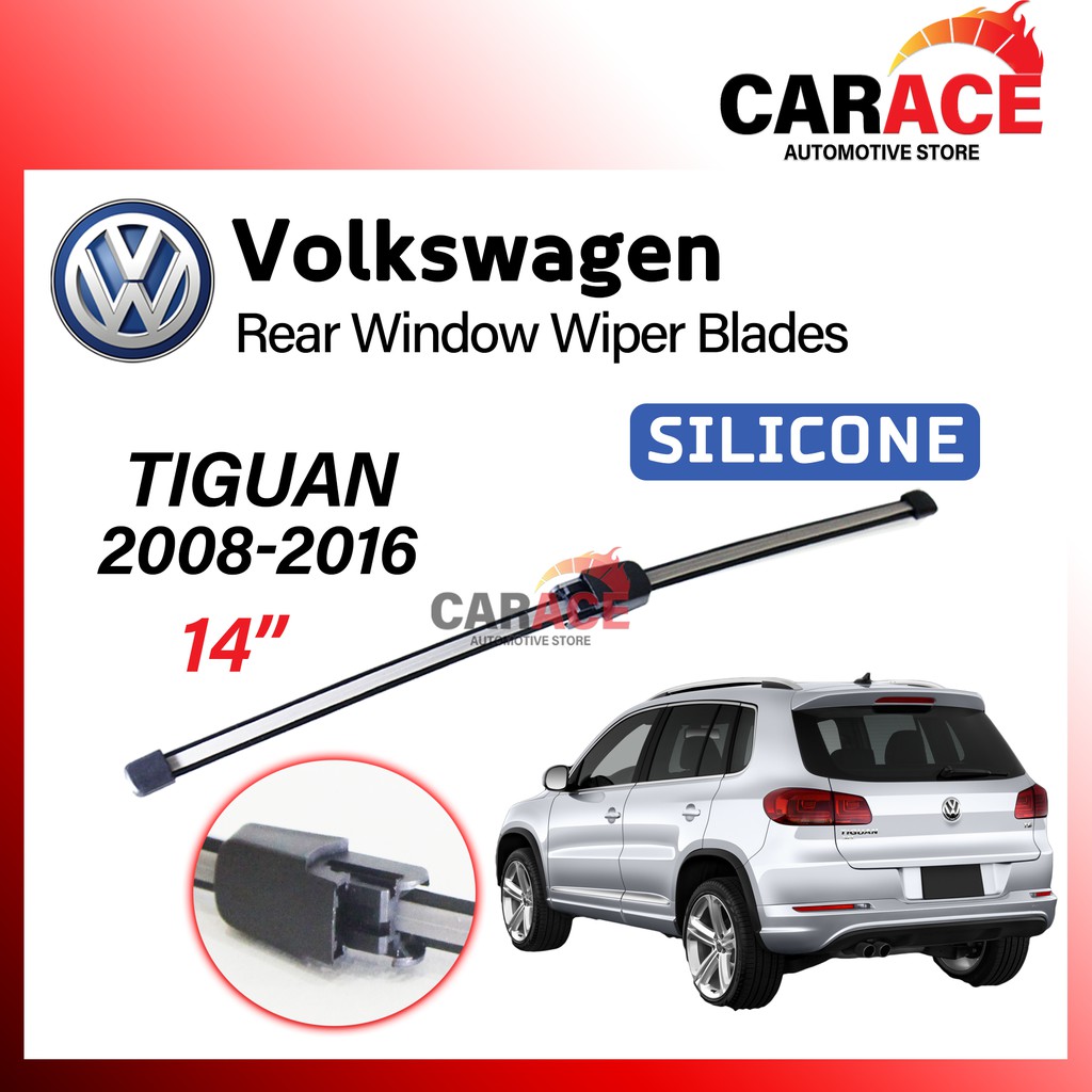 Volkswagen Tiguan (20082016) 14" Rear Window Wiper Blades Silicone