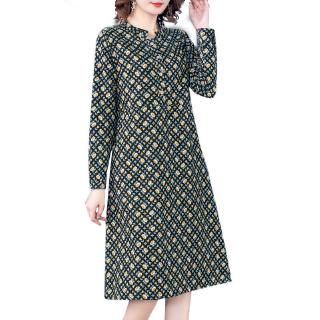 Muslimah Labuh  Baju  Midi Dress Loose Long Sleeve Plus  Size  