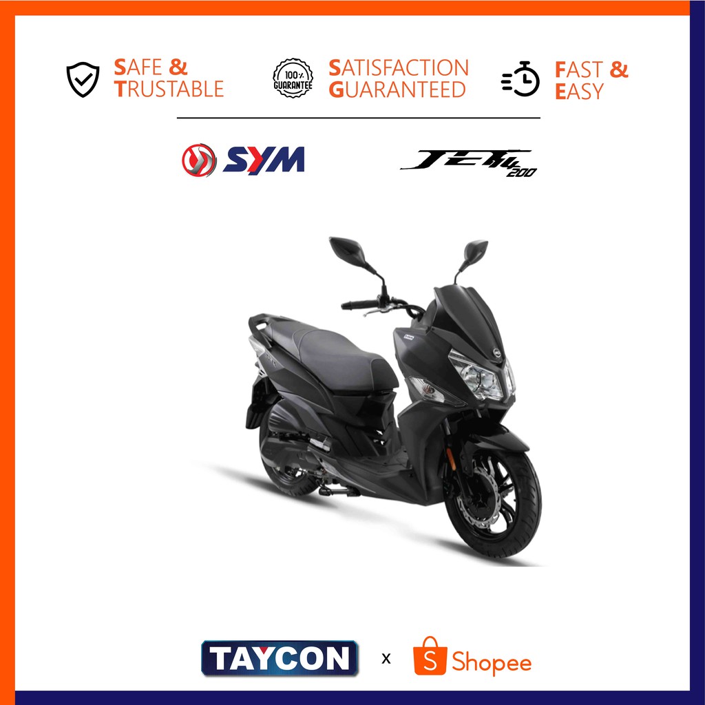Sym Scooter Jet14 200cc Shopee Malaysia