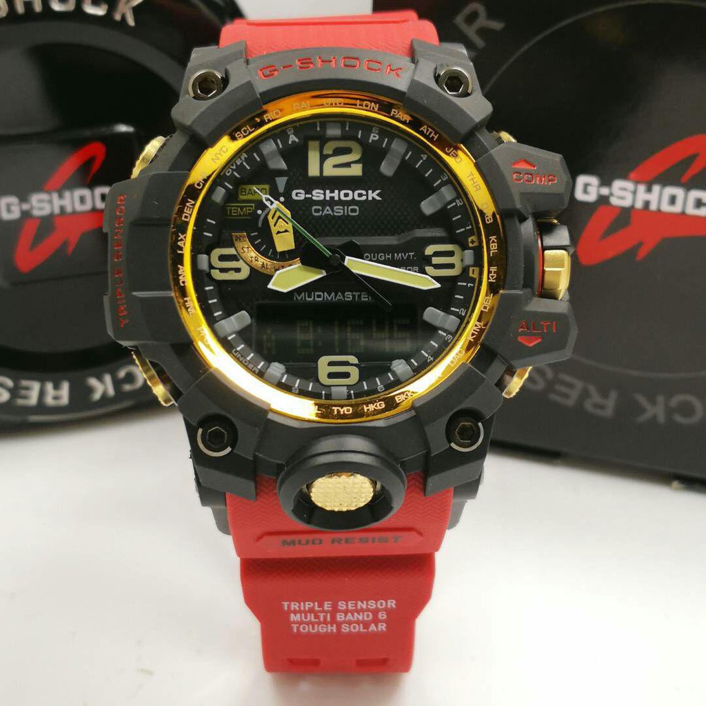 g shock mudmaster black and gold