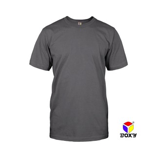 BOXY Microfiber Round Neck T-Shirt - Grey
