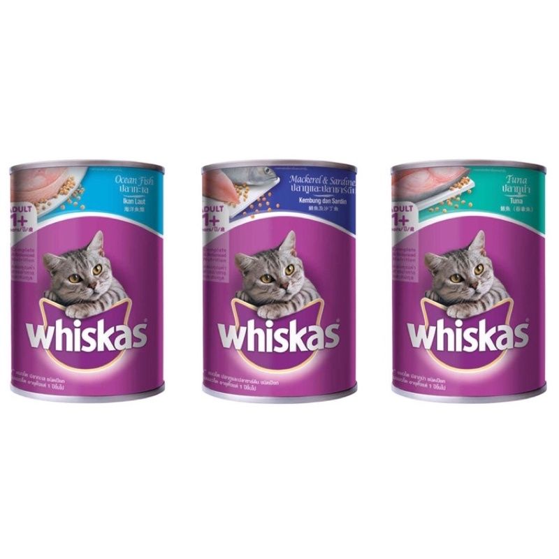 Whiskas Wet Cat Food Canned 1+ years 400g Shopee Malaysia