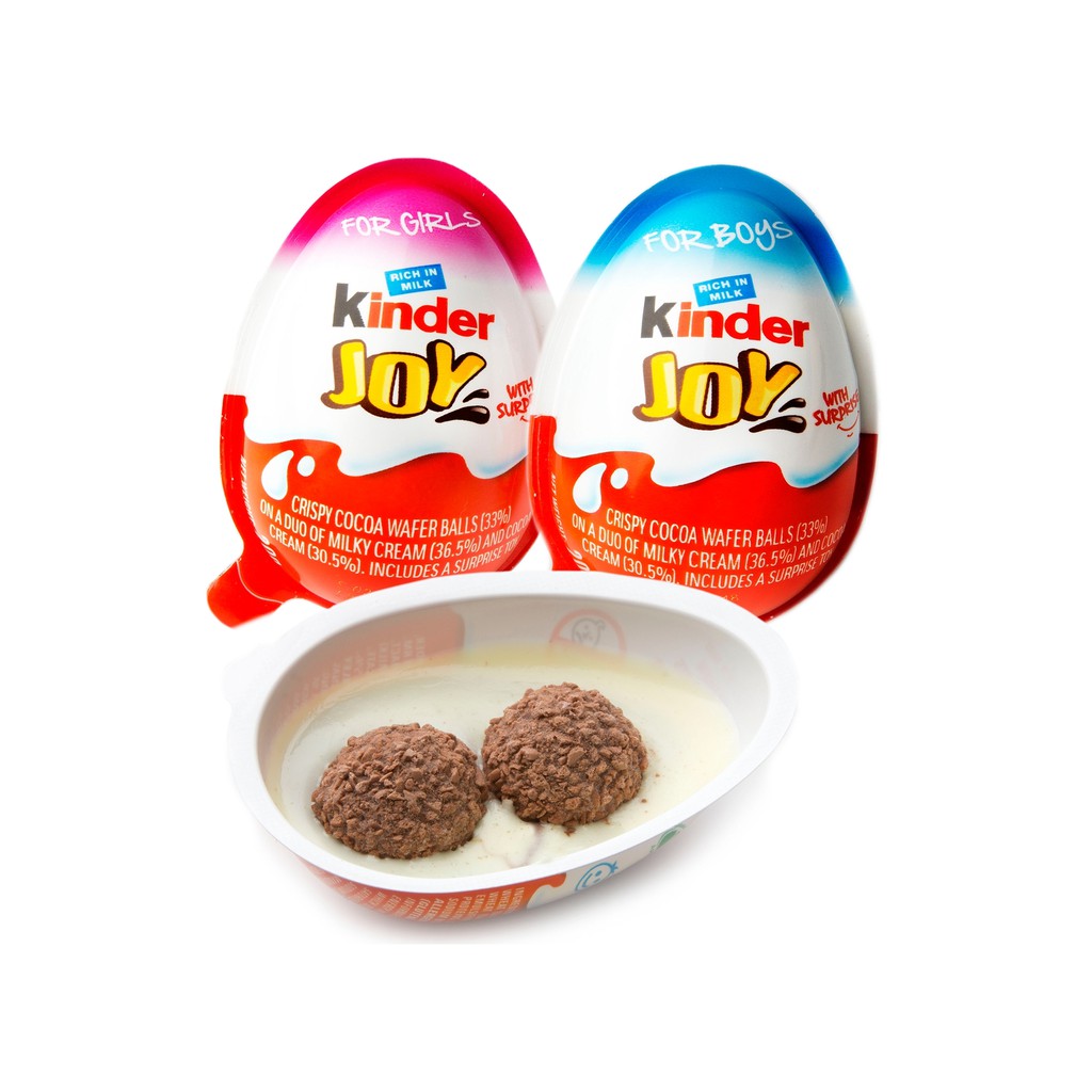 kinder joy and chocolate