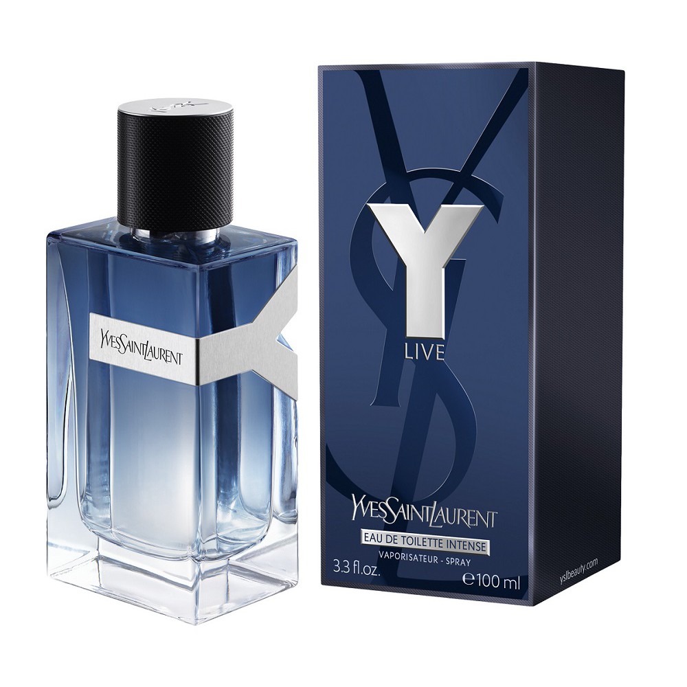 ORIGINAL TESTER UNIT YSL Y Live 100ml EDT Intense Perfume For Men 