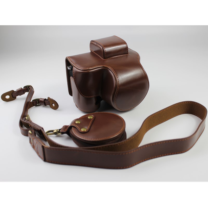 Luxury Leather Camera Bag Pouch For Nikon Z50 Z 50 With 1650mm Lens