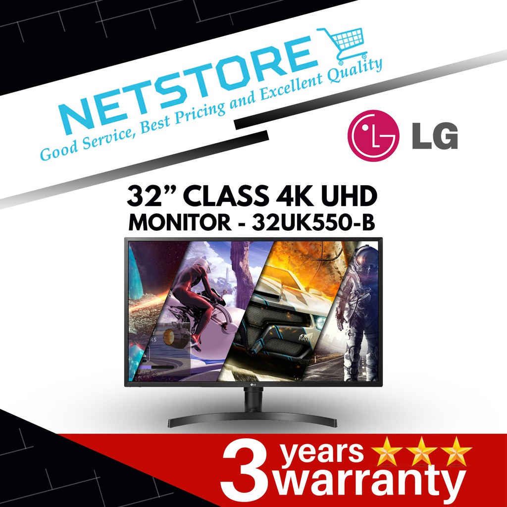 Lg 32uk550 B 32 Class 4k Uhd Gaming Monitor With Radeon Freesync Technology Shopee Malaysia