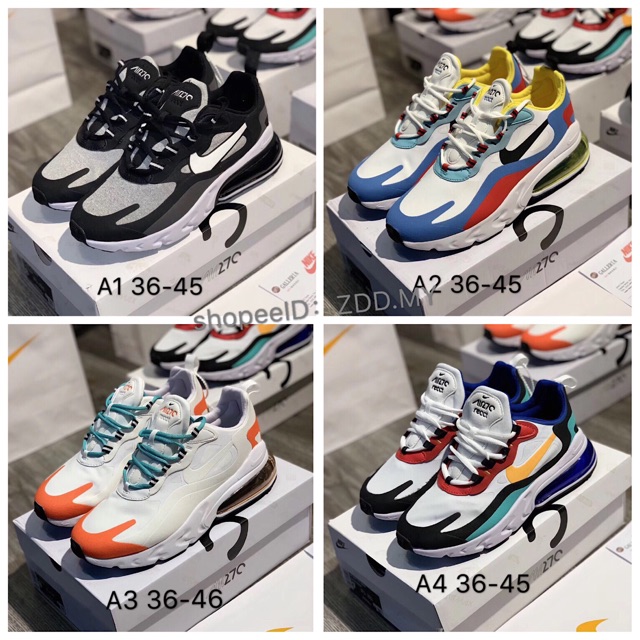 nike all color shoes