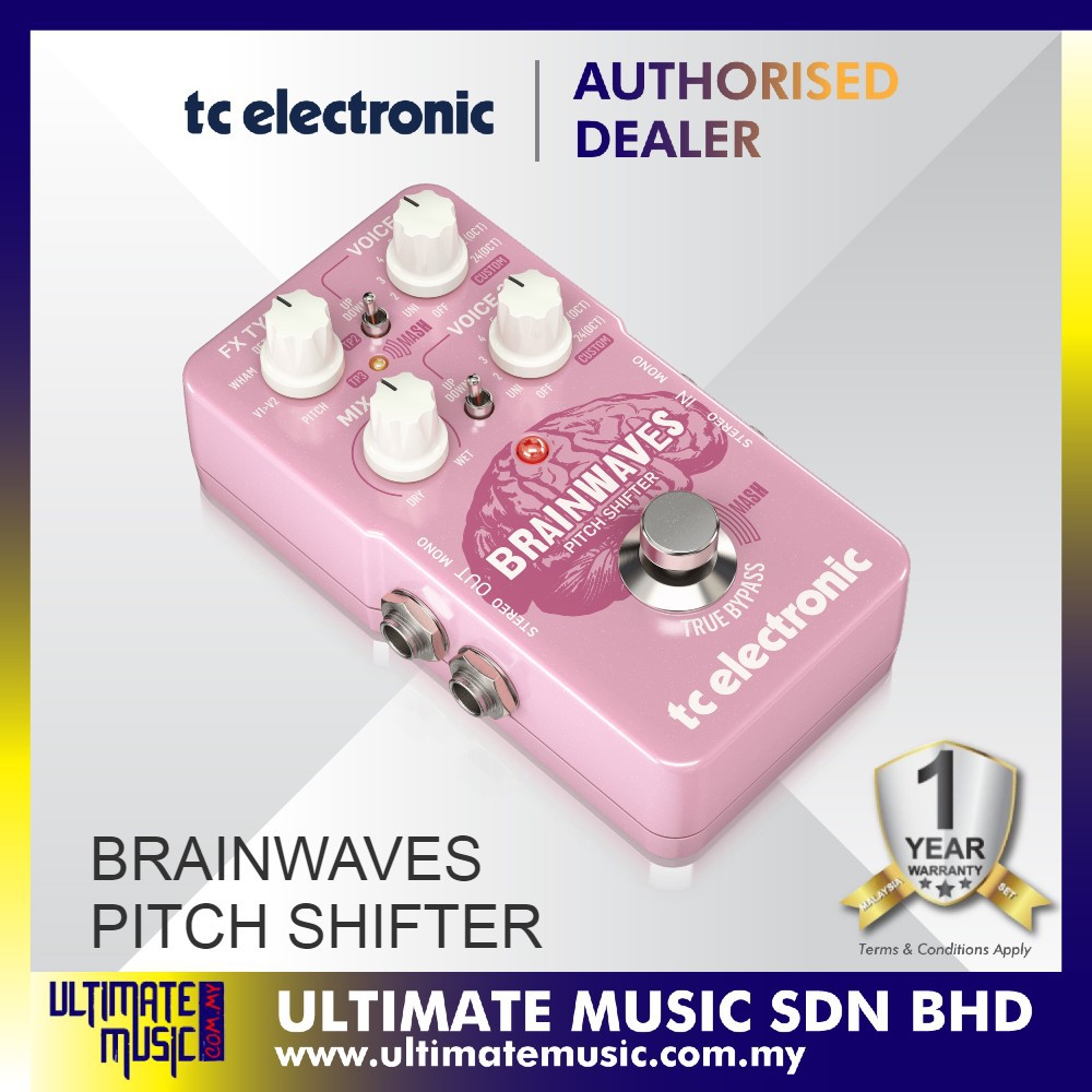 TC Electronic BRAINWAVES PITCH SHIFTER Exceptional Pitch Shifter