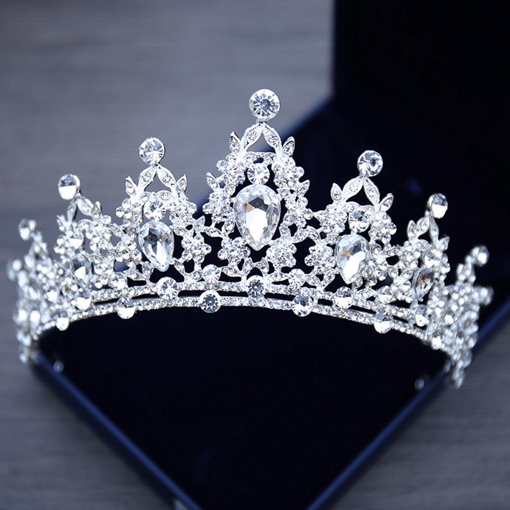 2019 New Bling Bridal Tiara Crystal Birthday Wedding Crown Princess Diadem