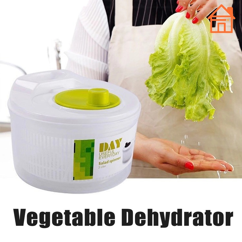 Labor-saving Vegetable Dehydrator / Household Manual Fruit Drying Basket / Greens Water Sifter Kitchen Tools