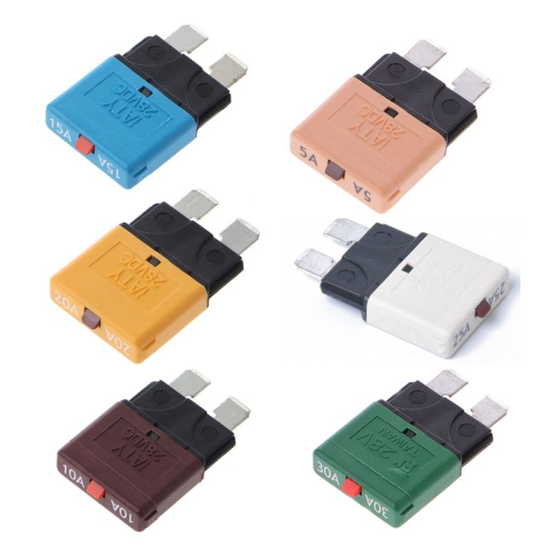 PCF* Circuit Breaker Blade Fuse 28V Resettable 530A Marine Rally