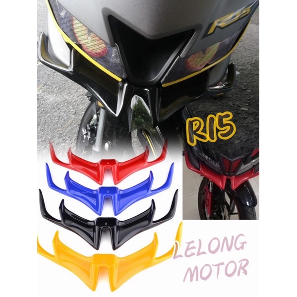 R15 V3 R15M R15 V4 WINGLET FRONT FAIRING IMPORT ABS MATERIAL FOR ...