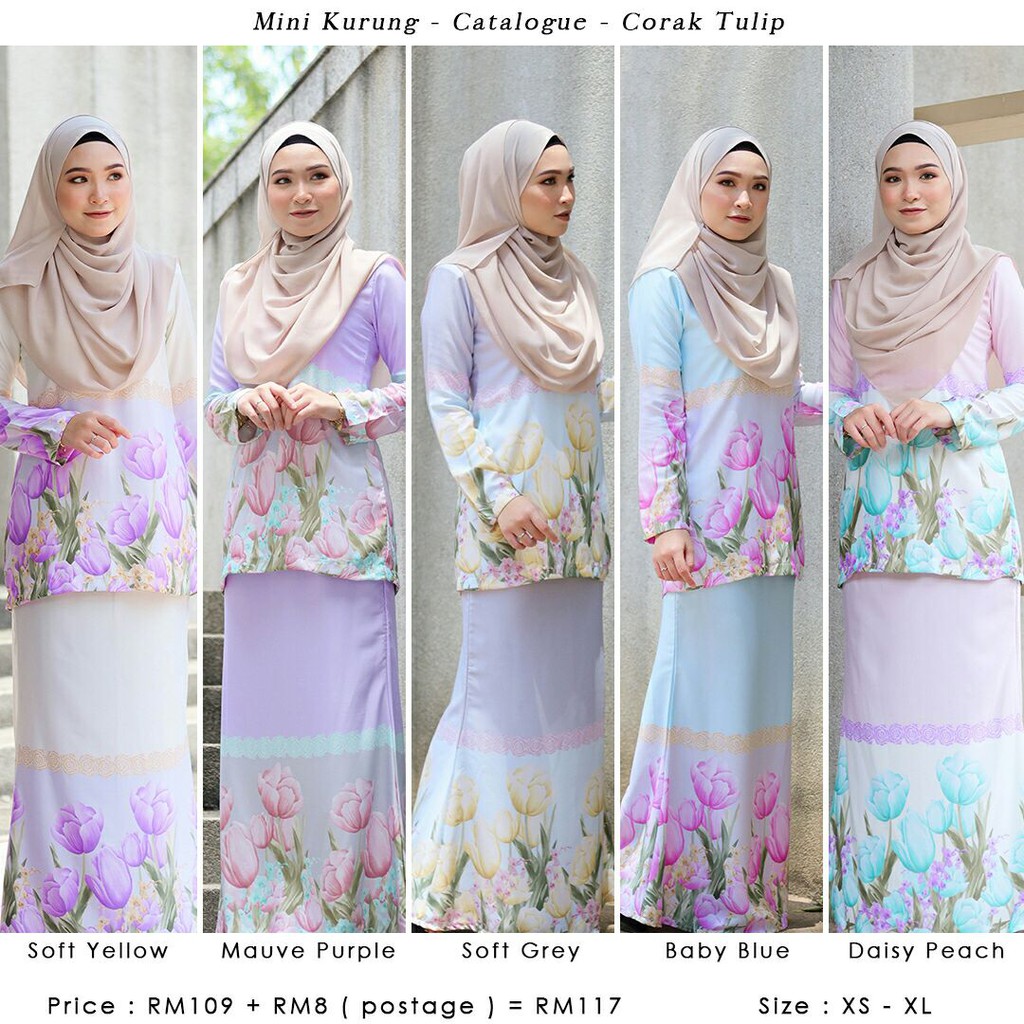 Baju kurung  moden  mini  Shopee Malaysia