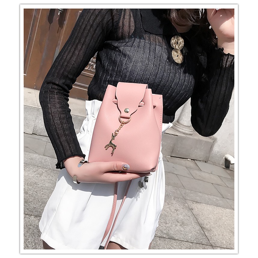 Korean Version Of The Sleek Minimalist Bag Solid Color Versatile Shoulder Bag