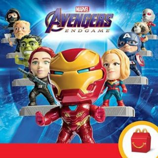 mcdonalds avengers toys set