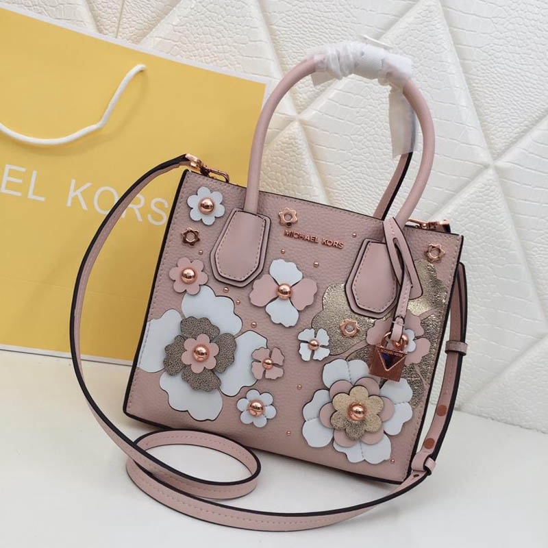 michael kors purse flowers