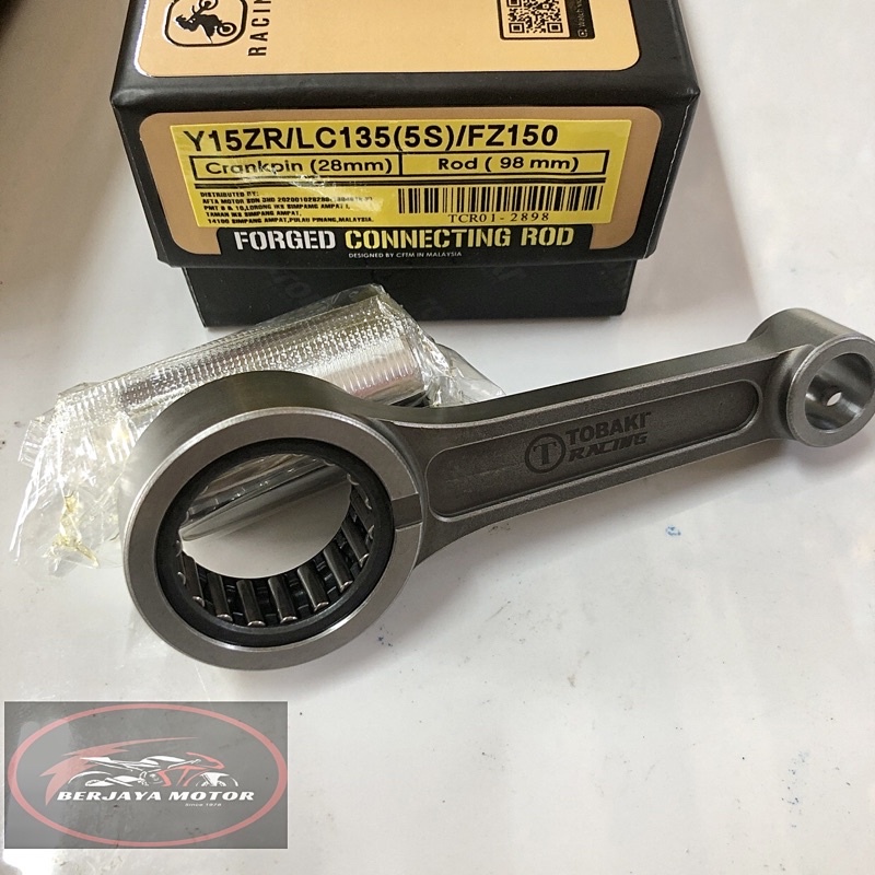 connecting rod racing yamaha lc135 5s/y15/fz150 cnc 98mm/100mm (crankpin 28mm) Shopee